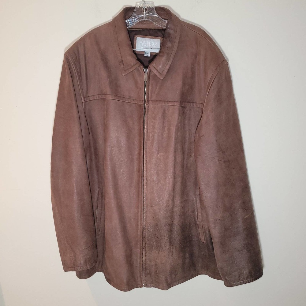 Wilson Men's Leather Jacket Size 2XLT